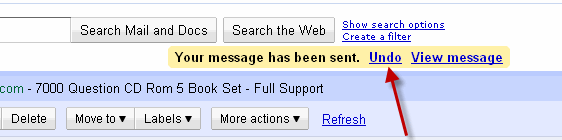 Undo Immediately After Sending A Message