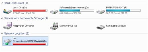 box.net network drive