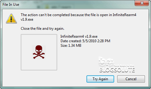 File in Use Error