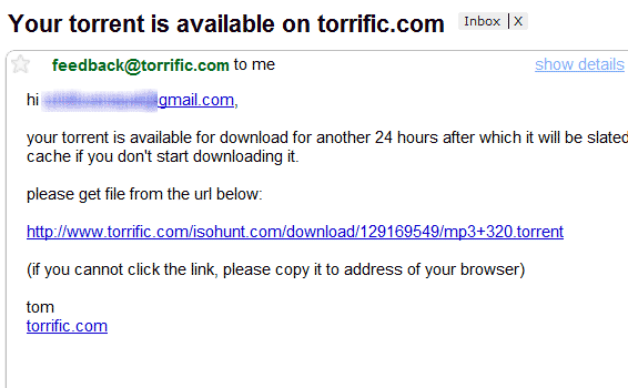 Download Torrents via HTTP Direct Link
