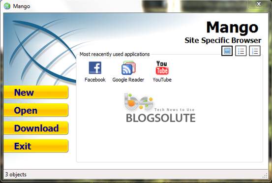 Convert Websites into Desktop Applications, Site Specific Browsers